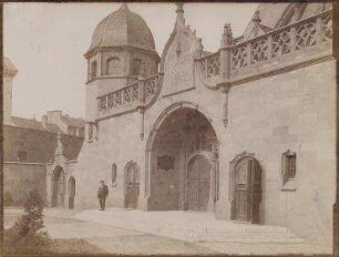 Ansicht Eingangsportal der Synagoge. Dortmund, Am Hiltropwall
