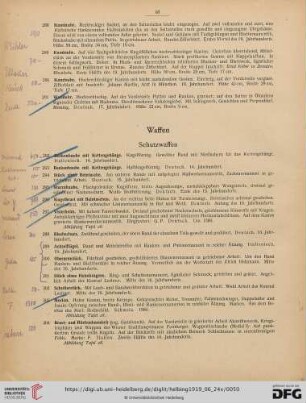 Waffen (Nr. 292-381)