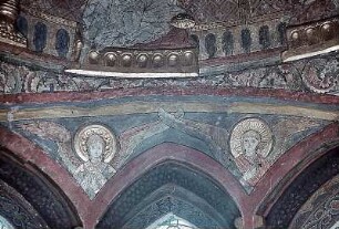 Marienkrönung mit Heiligen