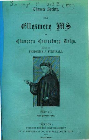 The Ellesmere ms of Chaucer's Canterbury tales. 7