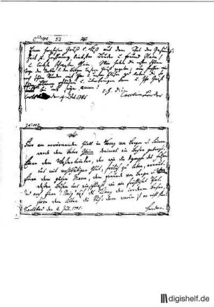 52: Brief von Caroline; Herder, Johann Gottfried Herder an Johann Wilhelm Ludwig Gleim : Carolina (genannt Caroline) Maria Herder