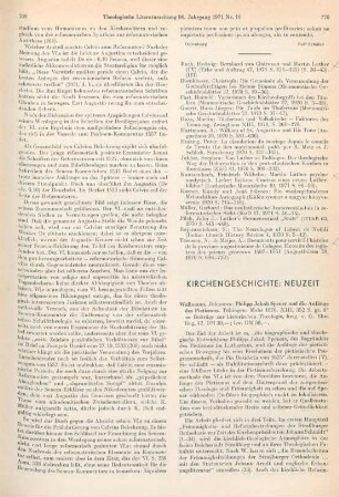 770-772 [Rezension] Wallmann, Johannes, Philipp Jakob Spener und die Anfaenge des Pietismus