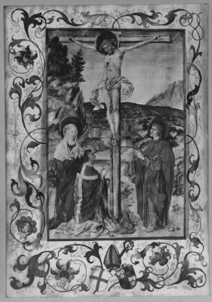 Beweinung des gekreuzigten Christus mit einem Bildnis des Bischofs Hugo von Landenberg