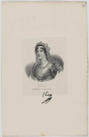 Bildnis der Elisa, Duchesse de Toscanne