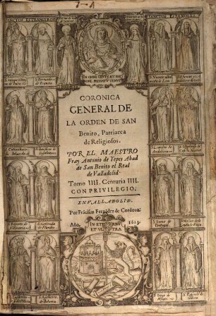 Corónica General De La Orden De San Benito, Patriarca de Religiosos, 4