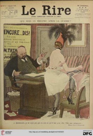 No. 1 (4 Janvier 1919)