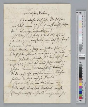 Brief an Johann Jacob Brahms