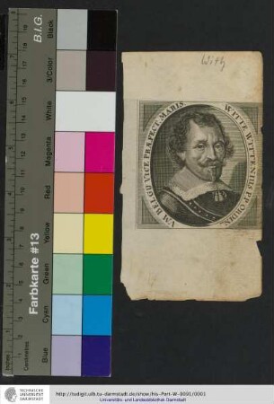 Witte Wittenius P.P. Ordinvm Belgij Vice Præfect. Maris