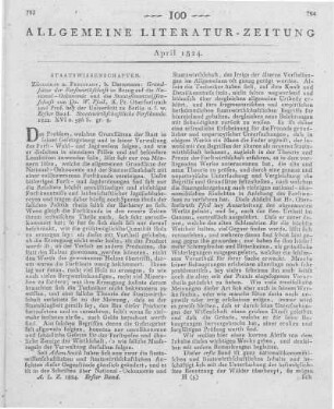 Pfeil, W.: Grundsätze der Forstwirthschaft in Bezug auf die Nationalökonomie und die Staats-Finanzwissenschaft. Bd. 1. Staatswirtschaftliche Forstkunde. Züllichau, Freystadt: Darnmann 1822
