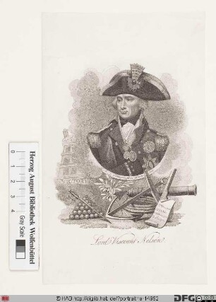 Bildnis Horatio Nelson, 1801 1. Viscount N.