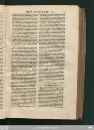 Cap. IX. De Patrum Traditione.
