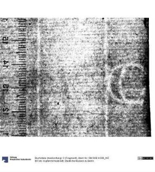 Buchstabe (zweikonturig): G (Fragment)