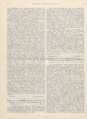 87-88 [Rezension] Nissen, Heinrich, Orientation. Studien zur Geschichte der Religion. Zweites Heft
