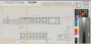 Burgsteinfurt (Steinfurt) Amtsgericht Wohnhaus Ansichten 1961 o.M. 30 x 56 Pause Staatshochbauamt Münster Regierung Münster Nr. 34059