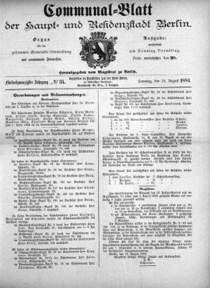 1884,34: No. 34, 24. August 1884