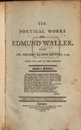Poetical Works