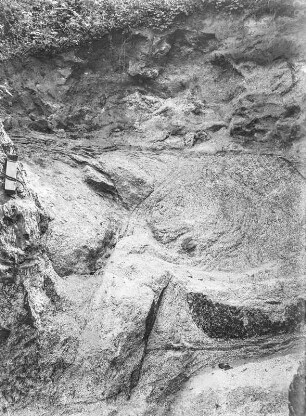 Felswand : Erosion einer Felswand