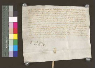 1674 Aug. 05. Lehnsbrief Bernhard Simon von Exterde auf Herberhausen und Dalhausen an Kleinsorgen (Grevenmasch).