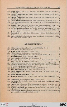 Ministerzimmer (Nr. 873-904)