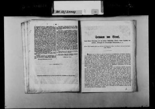 Grußwort von Hermann von Vicari an die Bistumsangehörigen.