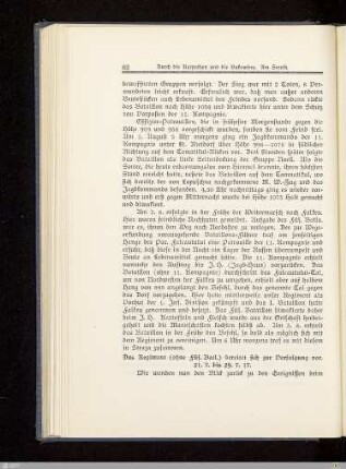 Das Regiment bereitet sich zur Verfolgung vor