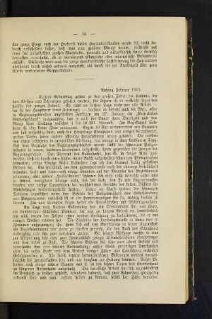 Anfang Februar 1903.