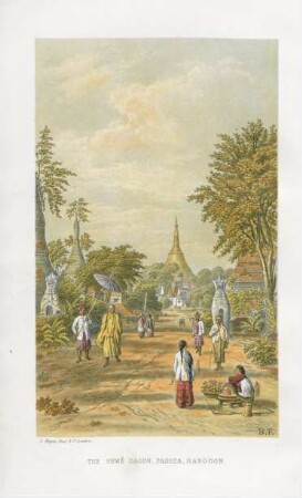 The Shwé Dagon, Pagoda, Rangoon
