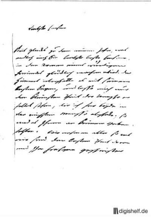 14: Brief von Justus Möser an Jenny Friederici