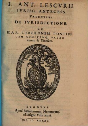 De iurisdictione