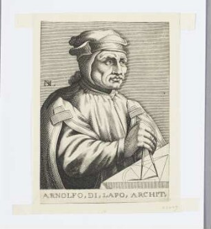 Bildnis Arnolfo di Cambio, Architekt
