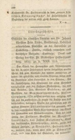 240-244 Literärgeschichte