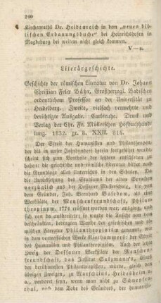240-244 Literärgeschichte