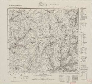 6909 Rohrbach b. Bitsch, Topographische Karte 1:25000 (4cm - Karte)