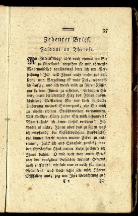 Zehenter Brief. - Neunzehenter Brief.