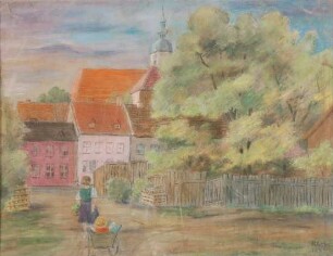 Kurt Lange - Blick zur Paul-Gerhardt-Kirche