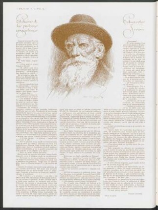 El decano de los pintores argentinos - Eduardo Sivori : Dibujo de Mayol