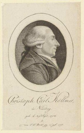 Christof Karl Köllmer; geb. 29. September 1756