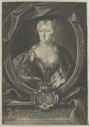 Bildnis der Johanna Elisabeth von Württemberg