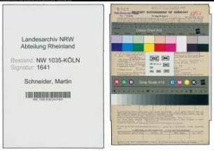Entnazifizierung Martin Schneider , geb. 02.02.1907 (Steiger)