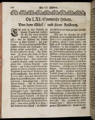 Die LXI. Sinnreiche History. - Die LXX. Sinnreiche History.