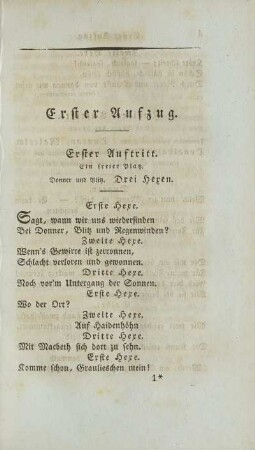 Erster Aufzug.