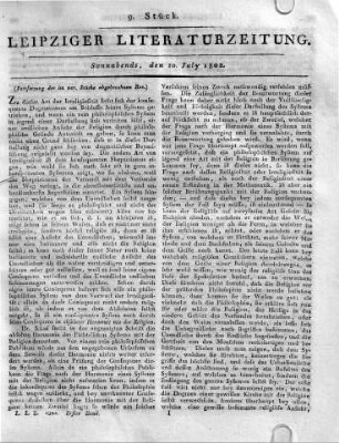 1802-07-10 : 9. Stück