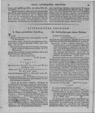 Literarische Anzeigen