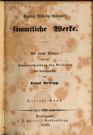Gottlieb Wilhelm Rabener's sämmtliche Werke. 3