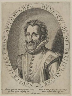 Bildnis des Henricvs IIII., König von Frankreich