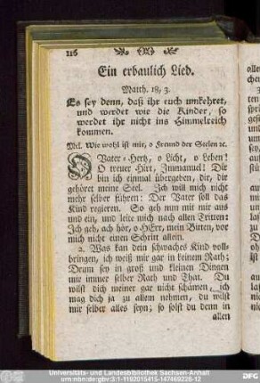 Ein erbaulich Lied.