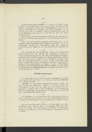 Schlußbestimmungen