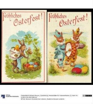 Werbeblätter für Ostereierfarben (2)