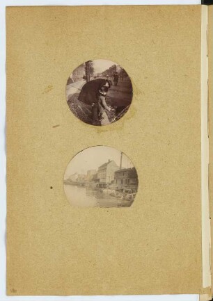 Straßenansicht, Berlin. Färberei Barnewitz, Berlin: Ansichten (aus: Skizzen- und Fotoalbum 3)