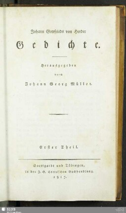 15: Gedichte : Erster Theil